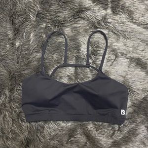 Buff bunny dark grey sports bra